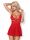 Babydoll Rosso con Pizzo