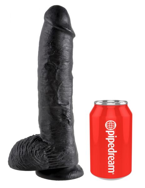 10" Cock with Balls Black