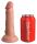 6" Vibrating Dual Density Silicone Cock