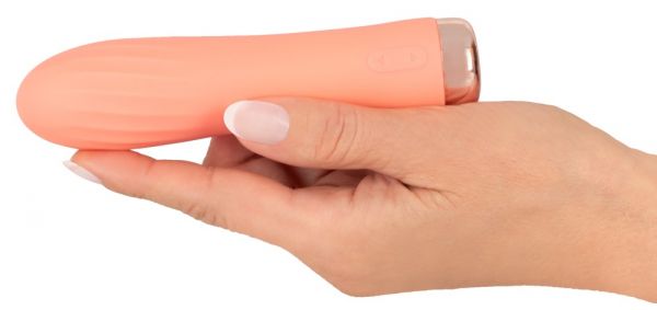 Mini Ribbed Peachy - Vibratore