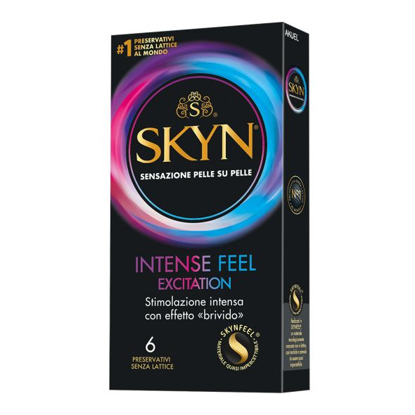 Skin Intense Feel Excitation 6 Preservativi