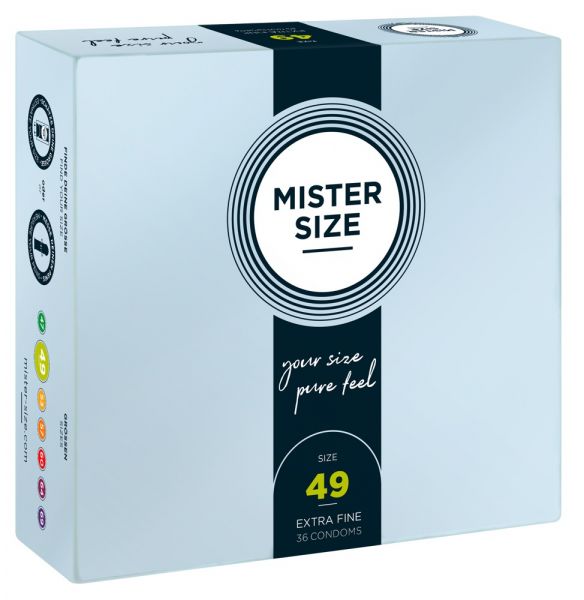 Mister Size 36 pz - Profilattici su Misura 49 mm 