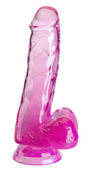 6“ Cock with Balls Pink